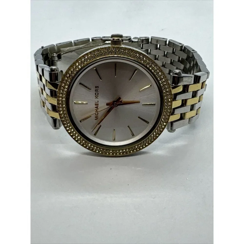 Michael Kors Darci MK3215 Women's Two Tone Analog Dial Quartz Wrist Watch JNA424